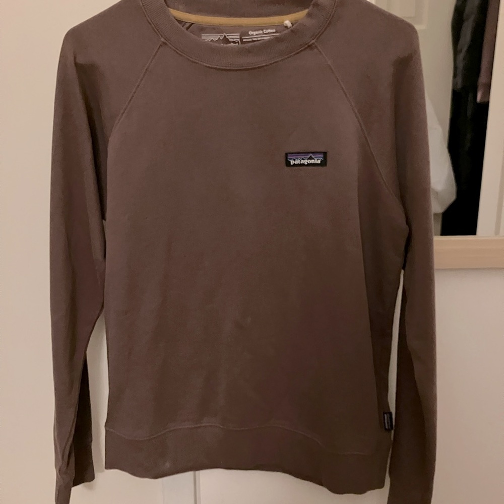 Patagonia P-6 Organic Crew Sweatshirt - Dusky Brown - S